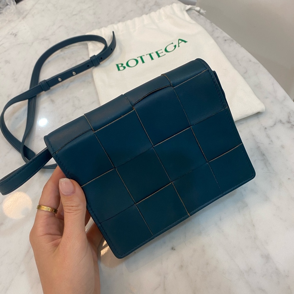 Bottega Veneta Blue Crossbody Bag